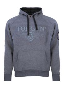 Top Gun Herren Kapuzenpullover "Simulator TG20191025", blau, Gr. M, Obermaterial: 50% Baumwolle / 50% Polyester, Pullover