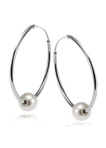 Goldmaid Damen Paar Creolen, Silber 925 (Sterlingsilber), silber, Silber 925 (Sterlingsilber), Ohrringe
