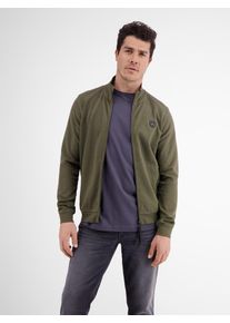 Lerros Herren Sweatjacke "Lerros Sweatjacke in Strukturqualität", grün, Gr. S, 94% Baumwolle, 4% Polyester, 2% Elasthan, Sweatjacken