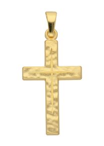 Adelia´s ADELIA ́S Damen Ketten-Anhänger "333 Gold Kreuz Anhänger", Gold, gold, Gold, Schmuckanhänger, Goldschmuck für Damen & Herren