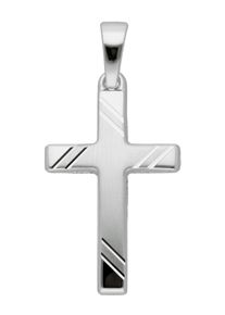 Adelia´s ADELIA ́S Damen Ketten-Anhänger "333 Weißgold Kreuz Anhänger", Gold, silber, Gold, Schmuckanhänger, Goldschmuck für Damen & Herren