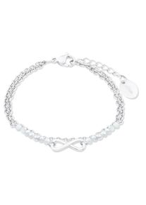 s.Oliver Damen Armband "2022717", Edelstahl, silber, Edelstahl, Armbänder, mit Glasstein