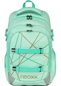 neoxx Kinder Schulrucksack "Active Pro, Mint To Be", grün, Polyester, Rucksäcke