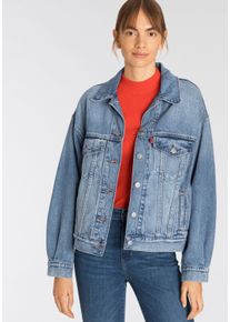 Levi's LEVI'S Damen Jeansjacke "90S TRUCKER", blau, casual, Gr. XS, used, Denim/Jeans, Obermaterial: 79% Baumwolle, 21% Lyocell, Jacken