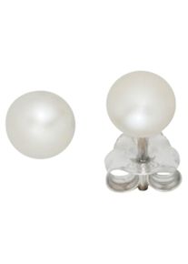 Jobo Damen Perlenohrringe, Silber 925 (Sterlingsilber)-Perlen, silber, Silber 925 (Sterlingsilber), Perlen, Ohrringe, 925 Silber mit