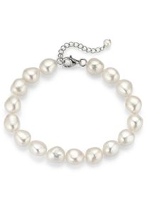 Firetti Damen Perlenarmband "Schmuck Geschenk Armschmuck Armkette Perle", Silber 925 (Sterlingsilber)-Seide-Perlen, bunt, Silber 925