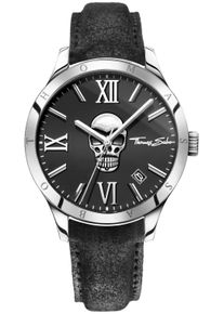 Thomas Sabo Herren Quarzuhr "REBEL ICON", schwarz, Armbanduhren, Armbanduhr, Herrenuhr, Datum, Mineralglas mit Saphirbeschichtung
