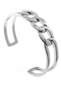 Jobo Damen Armspange, Edelstahl, silber, Edelstahl, Armbänder, aus Edelstahl