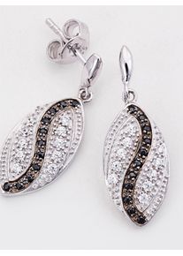 Lady Damen Paar Ohrstecker, Zirkonia ct, Silber 925 (Sterlingsilber), silber, Silber 925 (Sterlingsilber), Ohrringe