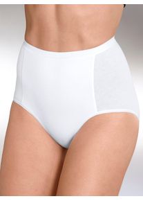 Viania Damen Formslip, Gr. 38, weiß, 95% Baumwolle, 5% Elasthan, Unterhosen