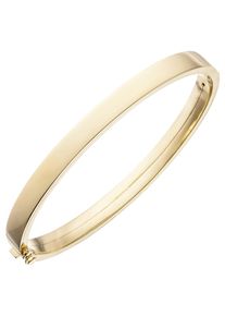 Jobo Damen Armreif, Gelbgold 375, gelb, Gelbgold 375, Armbänder, oval 375 Gold