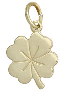 Jobo Damen Ketten-Anhänger "Anhänger Kleeblatt", Gelbgold 333, gold, Gelbgold 333, Schmuckanhänger, 333 Gold