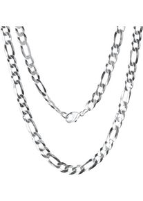 Firetti Damen Silberkette "Schmuck Geschenk Silber 925 Halsschmuck Halskette Figarokette", 50, Silber 925 (Sterlingsilber), B: 8mm, silber, Silber