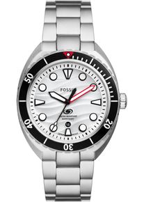 Fossil Damen Quarzuhr "BREAKER", silber, Armbanduhren, Armbanduhr, Herrenuhr, Damenuhr, Datum, Edelstahlarmband