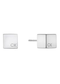 Calvin Klein Damen Paar Ohrstecker "Schmuck Edelstahl Ohrschmuck Damenohrringe", Edelstahl, silber, Edelstahl, Ohrringe