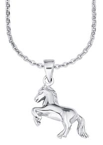 Amor Mädchen Kette mit Anhänger "Pferd, 2021181", Silber 925 (Sterlingsilber), L: 38cm, silber, Silber 925 (Sterlingsilber), Halsketten