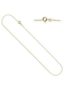 Jobo Damen Goldkette, Gelbgold 333, L: 40cm, gold, Gelbgold 333, Halsketten, Panzerkette 333 Gold 40 cm 1,3 mm