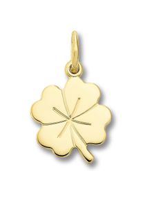 ONE ELEMENT Damen Ketten-Anhänger "Kleeblatt Anhänger aus 333 Gelbgold", Damen, Gelbgold 333, gold, Gelbgold 333, Schmuckanhänger, Damen Gold Schmuck