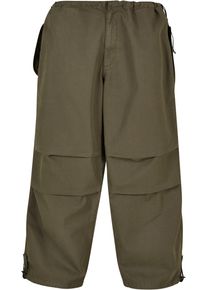 Urban Classics Herren Cargohose "Urban Classics Herren Wide Cargo Pants", grün, Gr. 5XL, unifarben, 100% Baumwolle, Hosen