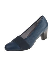Natural Feet Damen Pumps "Janine", Gr. 36, blau, Leder, feminin, Schuhe, aus echtem Hirschleder