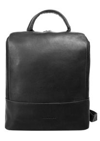 Harold'S HAROLD'S Cityrucksack "Campo", schwarz, Rindsleder, Leder, unifarben, casual, Rucksäcke, echt Leder