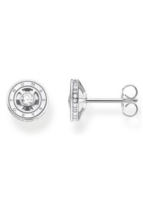 Thomas Sabo Damen Paar Ohrstecker "mit weißen Steinen silber, H2062-051-14", Silber 925 (Sterlingsilber), bunt, Silber 925 (Sterlingsilber),