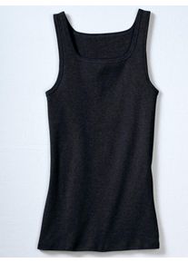 Bugatti Herren Unterhemd, Gr. 6, schwarz, 100% Baumwolle, Unterhemden