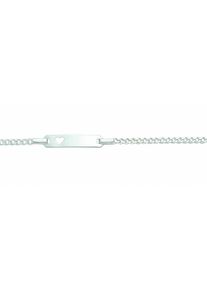 Adelia´s ADELIA ́S Damen Silberarmband "925 Silber Flach Panzer Armband 16 cm", 16, Silber 925 (Sterlingsilber), silber, Silber 925 (Sterlingsilber),