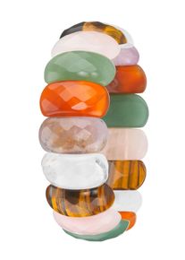 Lady Damen Armband, Glas, bunt, Glas, Armbänder