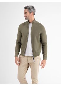 Lerros Herren Strickjacke "Lerros Strickjacke mit Stehkragen", grün, Gr. S, 100% Baumwolle, Strickjacken