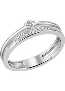 Firetti Damen Fingerring "Schmuck Geschenk Silber 925 Silberring Ring", 54, Silber 925 (Sterlingsilber), 3,5mm, silber, Silber 925 (Sterlingsilber),