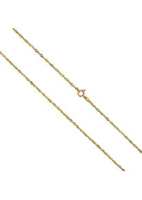 Vivance Damen Collierkettchen "333 Gold Singapurkette", 50cm, Gold, L: 50cm, gelb, Gold, B:1.2mm, Halsketten