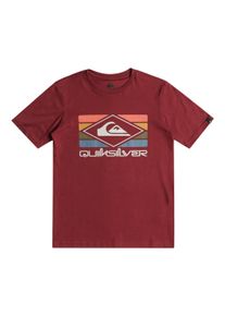 Quiksilver Kinder T-Shirt "Qs Rainbow", rot, Gr. 14, 100% Baumwolle, Shirts