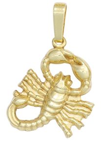 Jobo Damen Sternzeichen-Anhänger "Sternzeichen Skorpion", Gelbgold 333, gold, Gelbgold 333, Schmuckanhänger, 333 Gold