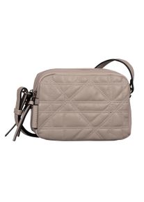 Tom Tailor Damen Umhängetasche "Juana", grau, Polyurethan, clean, gepflegt, unifarben, Rautenmuster, Taschen, Umhängetasche mit 2