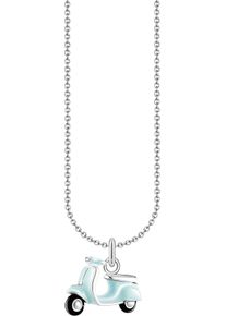 Thomas Sabo Damen Kette mit Anhänger "Motorroller-Anhänger, KE2217-041-7-L45V", 45, Silber 925 (Sterlingsilber), grün, Silber 925 (Sterlingsilber),