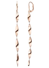 Jobo Damen Paar Ohrhänger "Spirale", Silber 925 (Sterlingsilber), rosa, Silber 925 (Sterlingsilber), Ohrringe, 925 Silber roségold vergoldet