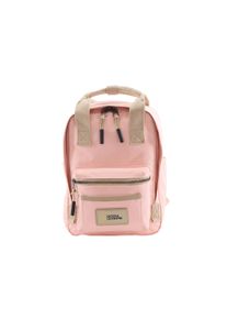 Cityrucksack "LEGEND", National Geographic, rosa, Nylon, casual, Rucksäcke, mit gepolstertem Laptopfach