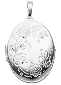 Jobo Damen Medallion-Anhänger "Anhänger Medaillon oval", Silber 925 (Sterlingsilber), silber, Silber 925 (Sterlingsilber), Schmuckanhänger, 925 Silber