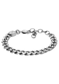 Fossil Damen Edelstahlarmband "JEWELRY BOLD CHAINS, JF04615040, JF04616710, JF04634001", Edelstahl, silber, Edelstahl, Armbänder