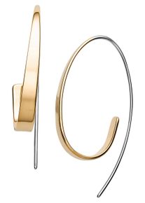 Skagen Damen Paar Ohrhaken "KARIANA, SKJ1217998", Edelstahl, gold, Edelstahl, Ohrringe
