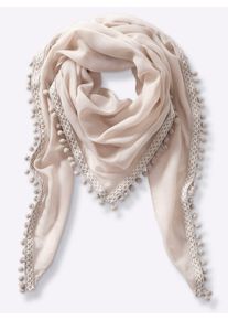 Heine Damen Modeschal, grau, Viskose, Modetücher