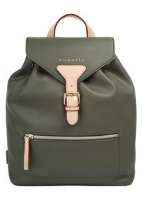 Bugatti Cityrucksack "ELLA", grün, Kunstfaser, unifarben, elegant, Rucksäcke