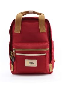 Cityrucksack "Legend", National Geographic, rot, Nylon, Rucksäcke, mit vielen Funktionen