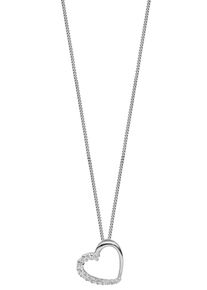 Nana Kay Damen Kette mit Anhänger "Herz, Pure Love, ST583", Silber 925 (Sterlingsilber), L: 45cm, bunt, Silber 925 (Sterlingsilber), Halsketten, mit