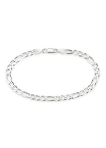 Bruno Banani Herren Armband "Schmuck Geschenk Silber 925 Armschmuck Armkette Figarokette", 19, Silber 925 (Sterlingsilber), silber, Silber 925