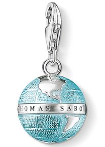 Thomas Sabo Damen Charm-Einhänger "Weltkugel, 0754-007-1", bunt, Silber 925 (Sterlingsilber), Charms