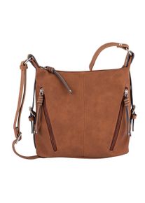 Tom Tailor Damen Umhängetasche "CAIA Cross bag M", braun, Lederimitat, Polyurethan (PU), Taschen, mit schönen Details