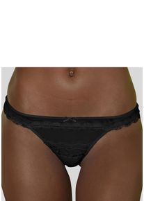 s.Oliver Damen String, Gr. 32, schwarz, Obermaterial: 90% Polyamid, 10% Elasthan, Unterhosen