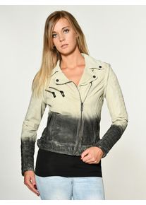 Maze Damen Lederjacke "Kofu", beige, Gr. L, 100% Leder, Lamm / Futter: 100% Baumwolle / Ärmelfutter: 100% Polyester, Jacken
